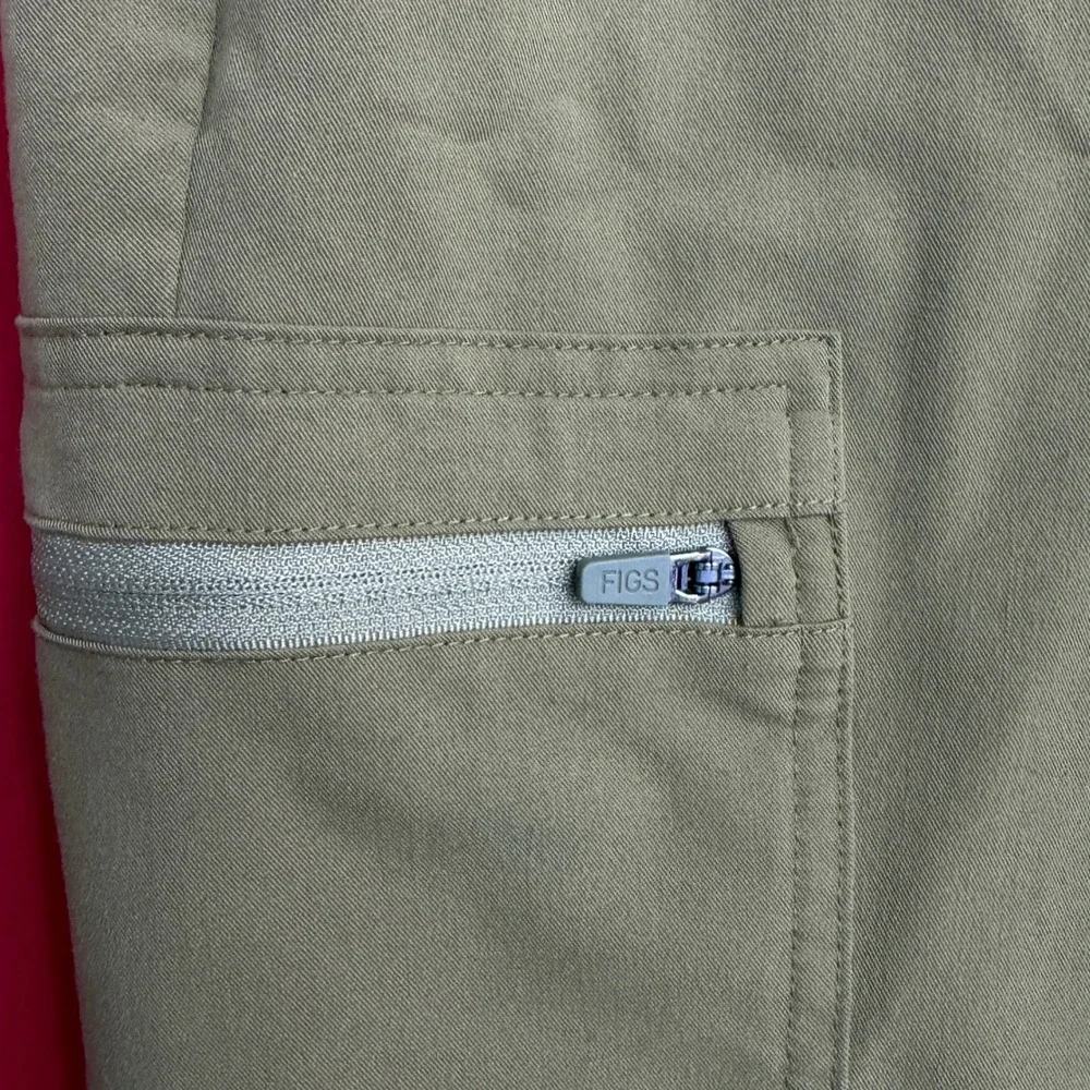 FIGS‎ Technical Collection Men Olive Green Jogger Scrub Pants Size Large L/P